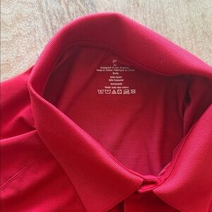Fabletics red Training Day Polo